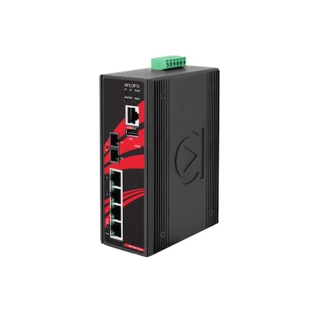 5-Port Industrial PoE+ Light Layer 3 Managed Ethernet Switches
